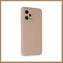 Bezos Redmi Note 12 5g Uyumlu Kılıf Nano Içi Kadife Silikon - Pudra 22