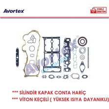 Takım Conta Palio Punto 2-3 Siena Doblo 1 Linea Fiorino 500C Evo Corsa C D Combo C Bipper Nemo 1,3d Euro 4 Avortex