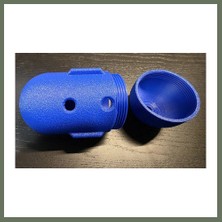 Bezos 3D Baskı Kedi ve Küçük Köpek Için Ödül Dağıtıcı Zeka Oyuncağı Döner Kapsüllü Atıştırmalık Dağıtıcı - Mavi Bezos1