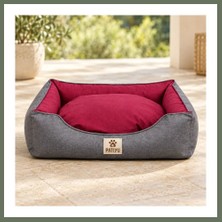 Bezos Aura Premium Yatak - Bordo / Large Bezos1