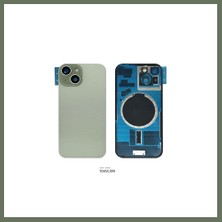 Bezos iPhone 15 Uyumlu Arka Pil Kapağı Full Nfc Li Lensli- Cam Bezos1