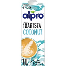 Tr Barista Hindistan Cevizi Içeceği, 1 L, 6'li Set, Glutensiz, Laktoz Içermez
