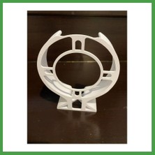 Soi Home 3D Baskı Silindirik Mesh Router Duvar Standı Beyaz Havalandırma Delikli Modem Duvar Askısı 110 mm Çaplı Soı