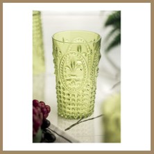 Bezos Akrilik Yeşil Tekli Uzun Bardak & Su Meşrubat Bardağı 750 ml ( Büyük Boy & Cam Değildir ) 22