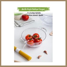 Bezos Akrilik Şeffaf Mini Pirinç Süzgeçi & Bakliyat Süzgeçi (3 Su Bardağı Ölçülü) 22