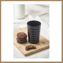 Bezos Allegra Siyah Akrilik Bardak | 400 ml Şık ve Dayanıklı Meşrubat & Su Bardağı | Cam Değil, Kırılmaya Dirençli Tekli 22