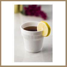 Bezos Akrilik Beyaz 6'lı Kısa Bardak & Su Meşrubat Kahve Yanı Bardağı 300 ml ( Cam Değildir ) 22