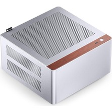 Tr NV10 Pc Kasası Gümüş | Alüminyum ve Çelikten Mini-Itx Kılıf, Usb-C'li Kompakt Itx Kılıf