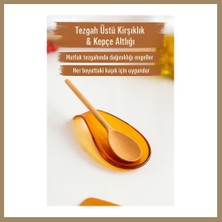 Bezos Akrilik Bal Tezgah Üstü Kirli Kaşıklık & Kepçe Altlığı 22