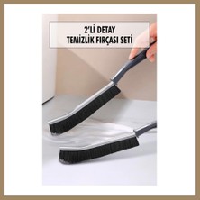 Bezos 2 Li Çok Amaçlı Temizlik Fırçası & Derz Fırçası & Mutfak Banyo Temizlik Fırçası 22