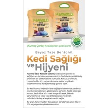 Tr Ph Göstergeli Kedi Kumu 3 x 10L (30L) - Renk Değiştiren Idrar Sağlık Takibi, Topaklanan Toz