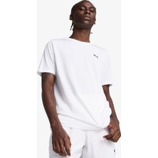 Puma Ess Small Logo Poly Erkek Beyaz T-Shirt.02