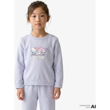 Puma X Hello Kitty & Friends Bebek Gri Eşofman Takımı.47