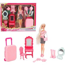 Oydaş Oyuncak Oydaş Cindy Doll Bavullu Makyaj Masalı Bebek