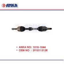 Aks Komple Sol Megane 4 Sedan Hb Grandtour 1,5 Blue Dci 1,3tce 7 Ileri Otomatik 673MM. 391011313R Anka 1010-1044