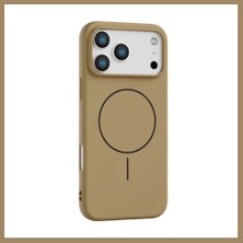 Bezos Joko iPhone 17 Pro Uyumlu Jully Magsafe Kapak - Çöl Titanyum 22
