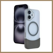 Bezos Joko iPhone 16 Uyumlu Velar Magsafe Kapak - Natural Grey 22