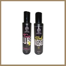 Bezos Cobeco Vanilla Tasty Lube & Body Massage Oil Vanilya Aromalı 100ML ve Vücut Masaj Yağı 100ML Set 22