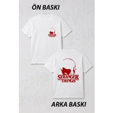 Zoka Wear Stranger Things Eleven Dizi Ön ve Sırt Baskılı Tişört