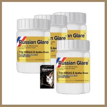 Bezos Playboy Rusian Glare Nano 4 Tane x 50 ml Rus Merhemi Tüy Dökücü Azaltıcı Krem + 1 Armağan Jel 22