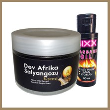 Bezos Giant Afrikasalyangozu Kremi Yaşlanma Karşıtı Dev SALYANGOZ100ML + 60 ml Sıxx Erotikmasaj Yağı 22