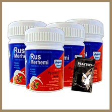 Bezos Süper Rus Merhemi Glegnid Blue Tüy Kremirus Merhemi 4 Tane x 50 ml + Yanında Jel 22