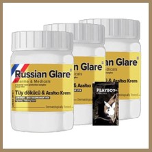 Bezos Süper Rusian Glare Tüy Kremi Nano 3 Adet x 50 ml Rus Merhemi + Yanında Jel 22