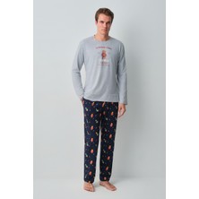 Suwen Ginger Erkek Pamuklu Pijama Takımı