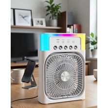 Nemere Mini Su Püskürtmeli Klima Fan USB Şarjlı Rgb Işıklı UCZZZIŞIKLIFAN5005