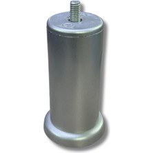 CATEKSSS 12 cm Asena Plastik Ayak M8 Krom - 16’lı Paket