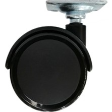 CATEKSSS Oynak Tablalı Dolap Sehpa Masa Ayağı Mobilya Tekerleği 40 mm Siyah - 20’li Paket