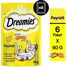 Dreamies Peynirli Kedi Ödül Maması 60 Gr x 6 Adet