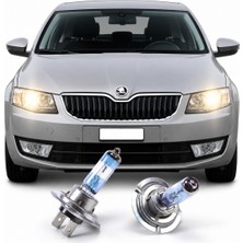 Fardoktoru Skoda Octavıa (2013-2017) Halojen Sarı Kısa Far Yedek Ampulü H7 Xtreme Vısıon %150 Xv 2 Adet