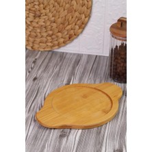 Bambum Pade - Yuvarlak Sahan 18 cm Bambu Altlık