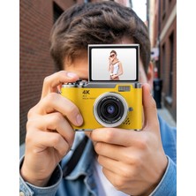 Nemere 48 Mp 4K Dijital Kamera Flip Ekranlı Vlog Fotoğraf Makinesi
