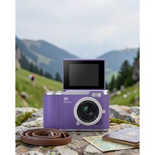 Nemere Vlog Kamera 4K 48 Mp Flip Ekranlı UCZZZLK007FOTOĞRAFMAKİNESİMOR-1
