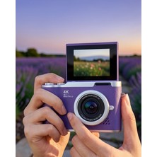 Nemere Flip Ekranlı Dijital Kamera 4K 48 Mp Güzelleştirme Modu