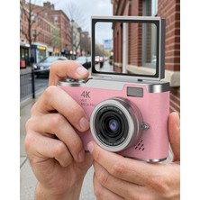 Nemere 48 Mp Dijital Kamera Flip Ekran 18X Zoom UCZZZLK007FOTOĞRAFMAKİNESİPEMBE