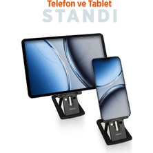 Polosmart PBS108 Ayarlanabilir Telefon Tablet Tutucu Stand Siyah