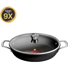Tefal Explore Fusion Core 9X Titanyum Kaplamalı 28 cm Kızartma Tavası Siyah Renkli Tekli Parça