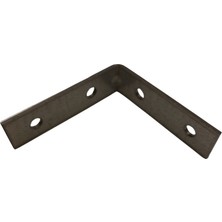 CATEKSSS Mobilya Dolap Köşe Bağlantı Sabitleme L Demir Gönye No:6 16X2X55X55 mm - 44’lü Paket