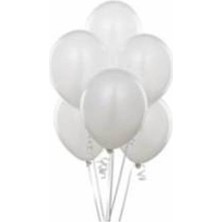 Balonevi Balon Beyaz Renk 100 Adet