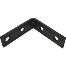 CATEKSSS Mobilya Dolap Köşe Bağlantı Sabitleme L Demir Gönye No:5 16X2X45X45 mm - 24’lü Paket