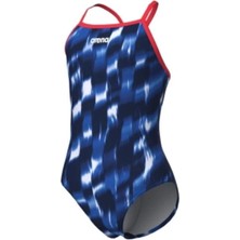 G Wave Swimsuit Lightdrop Back Mavi Kız Çocuk Mayosu 011740200