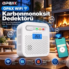 Opax Y100A-AA-W Wifi Karbonmonoksit Dedektörü ve Co Alarmı