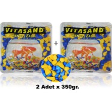 Vitasand Çakıl Taşı Sarı Lacivert 350 gram X 2 Paket