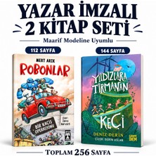 Timaş Robonlar Bir Kaçış Operasyonu + Yıldızlara Tırmanan Keçi 2’li Kitap Seti - Yazar Imzalı - Maarif Modeline Uyumlu