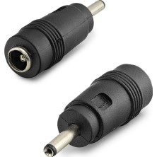 Skygo Dc Jack Dönüştürücü 5.5x2.5 Mm Soket 3.0x1.1 Mm Fiş 10 Adetli Paket Siyah HDX1313