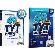 Rehber Matematik 49 Günde Tyt Matematik Video Ders Kitabı ve Soru Bankası Set (2 Kitap)