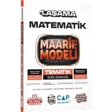 Çap Yayınları Üniversiteye Hazırlık Matematik Maarif Model 1.aşama Tematik Soru Bankası